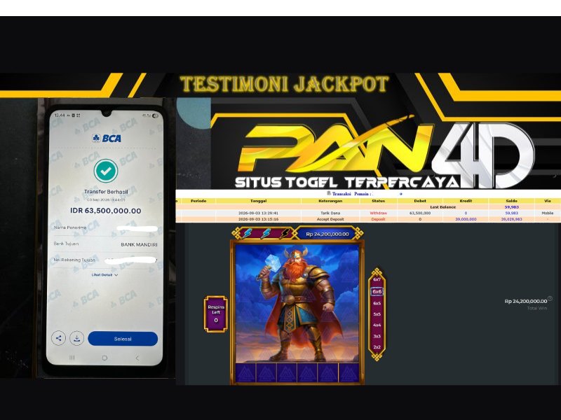 JACKPOT SLOT Hammerstorm Rp63.500.000 - LUNAS